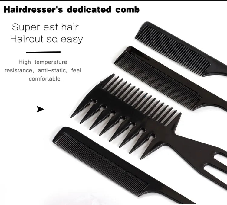 Pack of 10-Professional Hairdressing Combs For Women And Men