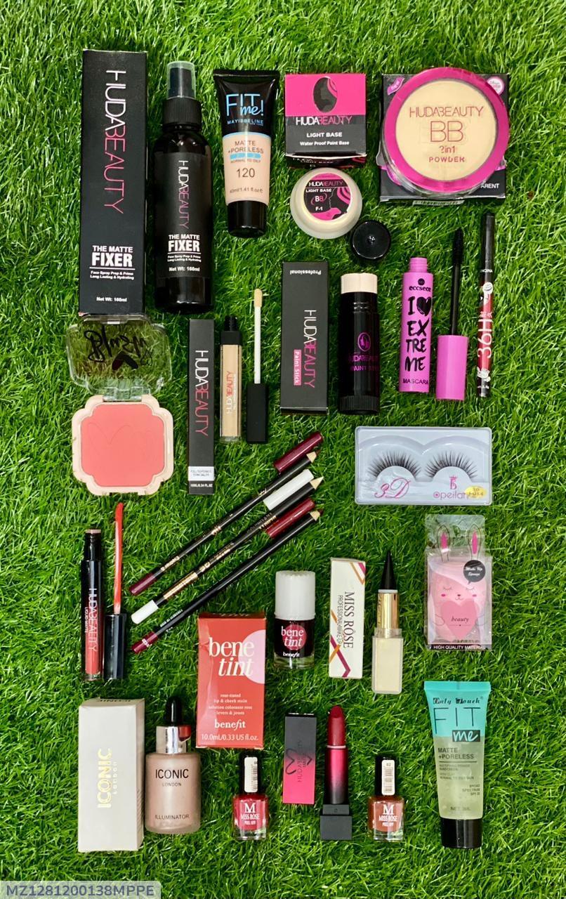 Ultimate 20 in 1 Makeup Deal - 1 Pcs Liquid Foundation & More