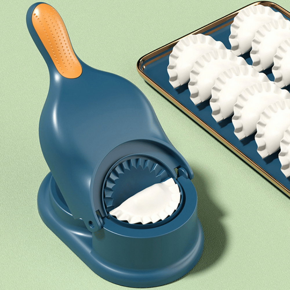 Dumpling Wrapper Tool Food Grade Manual 2-in-1 Dumpling Wrapper Mold Labor-saving Baking Pastry Home Kitchen Gadget (random Color) (Lc)