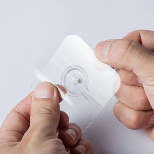 strong Adhesive Seamless Wall Hook Nail Screw Rod Seamless Screw Sticker Pack of 10