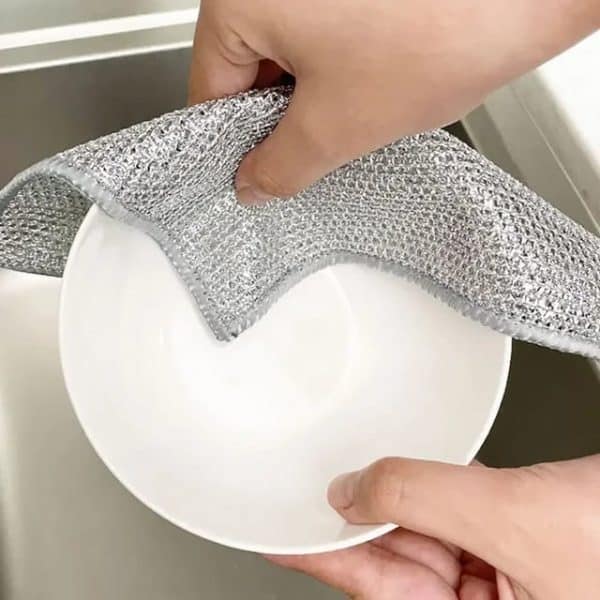 Dish Washing Cleaning Cloth | Wire Dish Washing Rugs For Kitchen Dishes - pack of 10