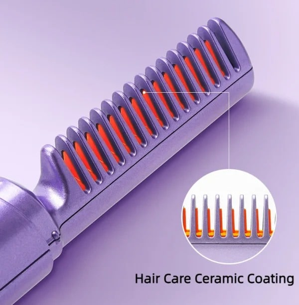 Rechargeable hair comb 2-in-1 (Random Color)