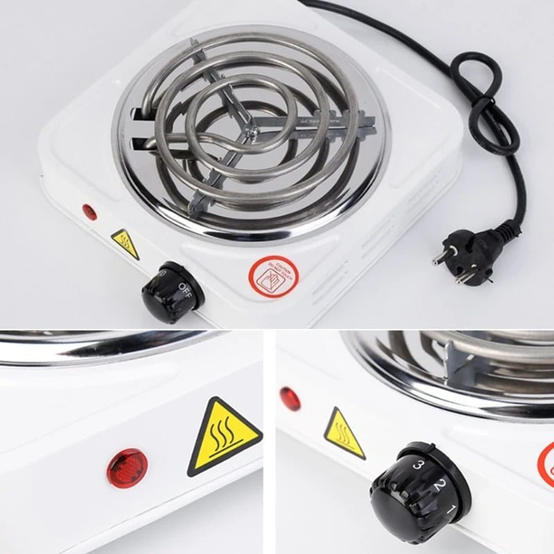Electric Stove Silver criest