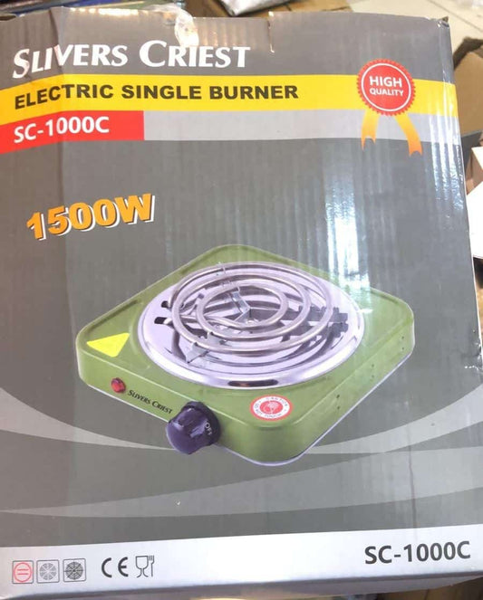 Electric Stove Silver criest