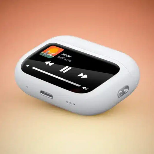 Airpods Pro With Digital Display – Anc And Transparency | Touch Volume Control  Digital Screen  Smooth Display Games